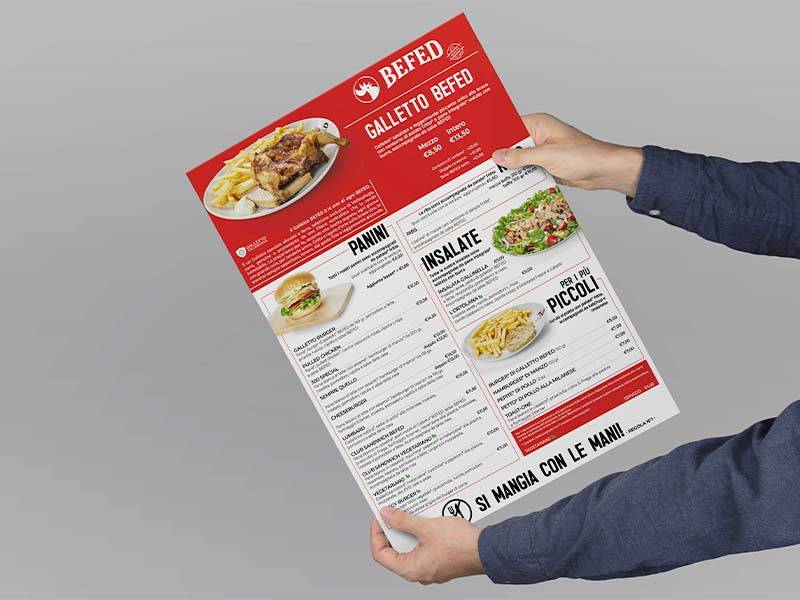 BEFED nuovo menu 2022
